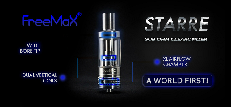 ATOMIZER - Freemax Starre Sub Ohm Clearomizer