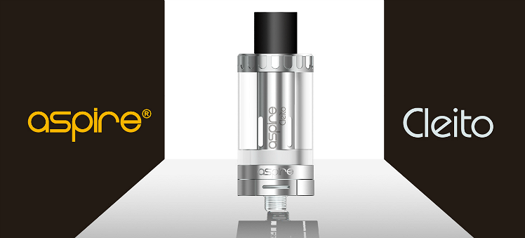 ATOMIZER - ASPIRE Cleito 70W 0.2Ω No-Chimney Clearomizer ( Black )