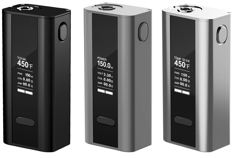 KIT - Joyetech CUBOID 150W - 200W TCR Box Mod ( Black )