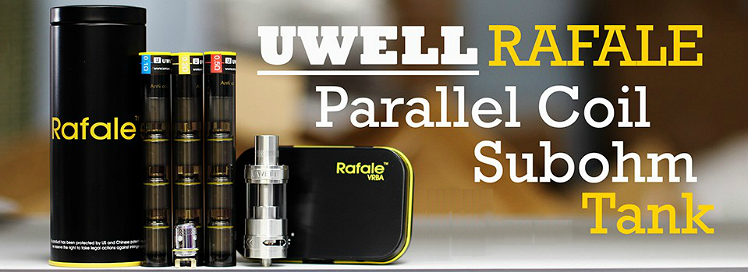 ATOMIZER - UWELL Rafale TC Capable Sub Ohm Tank ( Stainless )