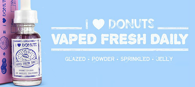 30ml I LOVE DONUTS 0mg eLiquid (Without Nicotine) - eLiquid by Mad Hatter