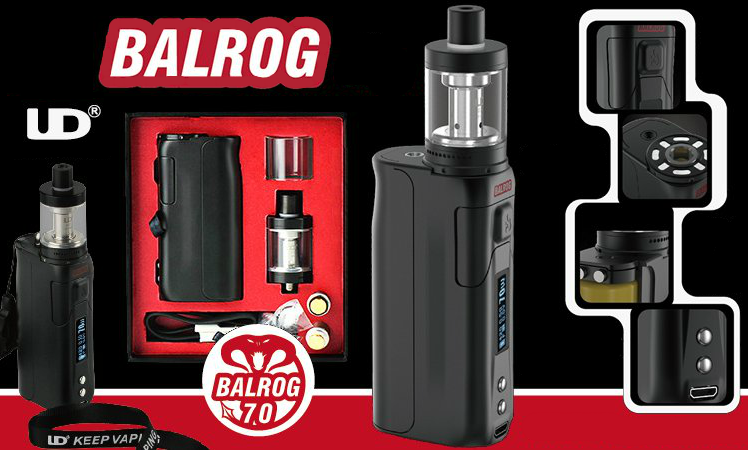 KIT - UD BALROG 70W MVOCC TC Full Kit ( Black )