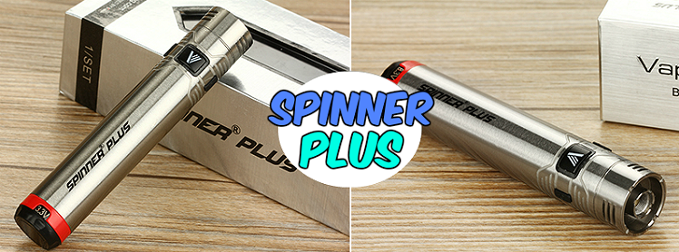 BATTERY - VISION Spinner Plus Sub Ohm Variable Voltage Battery ( Stainless )