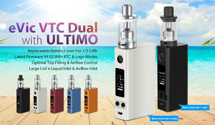 KIT - JOYETECH eVic VTC Dual Full Kit ( White )