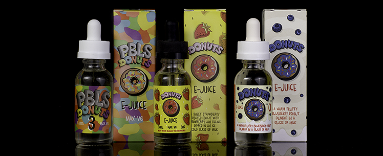 30ml STRAWBERRY DONUTS 6mg 80% VG eLiquid (With Nicotine, Low) - eLiquid by Marina Vape