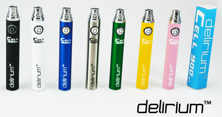 BATTERY - DELIRIUM CELL 900mA eGo/eVod Top Quality ( Blue )