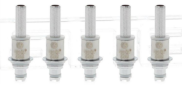 ATOMIZER - 5x BDC Atomizer Heads for KANGER Aerotank ( 2.0 ohms ) - Compatible with Aerotank, Aerotank Mini, Aerotank Mega, and Aerotank Giant - 100% Authentic