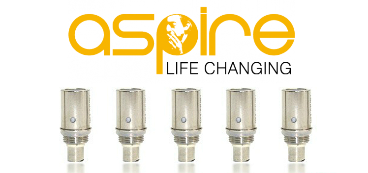 ATOMIZER - 5x BDC Atomizer Heads for ASPIRE CE5 & CE5-S ( 2.1 ohms ) - 100% Authentic