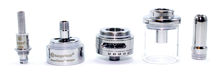 ATOMIZER - KANGER Genitank Mega BDC Clearomizer - 3.8ML Capacity - 100% Authentic