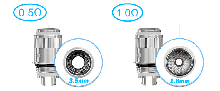 ATOMIZER - Joyetech eGo ONE 0.5Ω CL Atomizer Heads