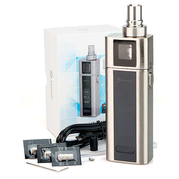 Landbrug Dare Omvendt KIT - Joyetech CUBOID Mini 80W TC Box Mod Full Kit ( Silver )