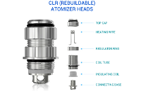 ATOMIZER - Joyetech eGo ONE 1.0Ω CLR Rebuildable Heads image 2