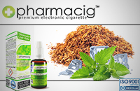 30ml TOBACCO & MINT 18mg eLiquid (With Nicotine, Strong) - eLiquid by Pharmacig image 1