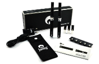 KIT - Janty eGo C VV 900mAh (Double Kit - Variable Voltage - Black)  image 1