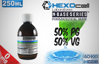 D.I.Y. - 250ml HEXOcell eLiquid Base (50% PG, 50% VG, 0mg/ml Nicotine) image 1