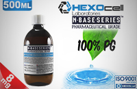 D.I.Y. - 500ml HEXOcell eLiquid Base (100% PG, 8mg/ml Nicotine) image 1