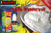 30ml VANILLA WONDERWALL 3mg eLiquid (With Nicotine, Very Low) - Liquella eLiquid by HEXOcell image 1