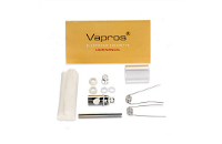 ATOMIZER - VISION / VAPROS KinTa Ceramic Coil Atomizer with RBA Kit ( Black ) image 3