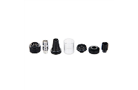 ATOMIZER - VISION / VAPROS KinTa Ceramic Coil Atomizer with RBA Kit ( Black ) image 4