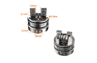 ATOMIZER - GEEK VAPE Tsunami 24mm RDA ( Stainless ) image 2