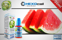 30ml WATERMELON 6mg eLiquid (With Nicotine, Low) - Natura eLiquid by HEXOcell image 1