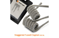 VAPING ACCESSORIES - GEEK VAPE Pre-built Staggered Fused Clapton SS316L Coils image 2