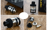 ATOMIZER - ASPIRE Atlantis EVO Standard ( Black & Stainless ) image 2