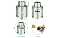 ATOMIZER - WISMEC Neutron RDA ( Stainless ) image 5