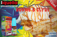 10ml BONNIE & CLYDE 3mg eLiquid (With Nicotine, Very Low) - Liquella eLiquid by HEXOcell image 1