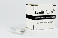 ATOMIZER - 5x delirium WHITE S1 Changeable Atomizer Heads ( Compatible with Τ2 ) image 1
