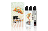 90ml CANNOLI 3mg High VG eLiquid (With Nicotine, Very Low) - eLiquid by Bam Bam's image 1