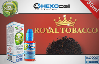 30ml ROYAL TOBACCO 6mg eLiquid (With Nicotine, Low) - Natura eLiquid by HEXOcell image 1