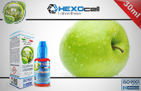 30ml GREEN APPLE 3mg eLiquid (With Nicotine, Very Low) - Natura eLiquid by HEXOcell image 1