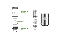 ATOMIZER - VAPORESSO Estoc Tank Atomizer ( Black ) image 3