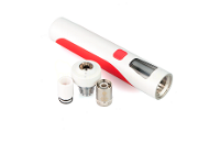 KIT - Joyetech eGo AIO D19 Full Kit ( Red & White ) image 4