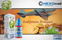 30ml CALIFORNIA DREAMING 0mg eLiquid (Without Nicotine) - Natura eLiquid by HEXOcell image 1