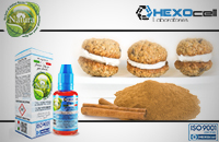 30ml CINNAMON COOKIES 9mg eLiquid (With Nicotine, Medium) - Natura eLiquid by HEXOcell image 1