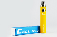 BATTERY - DELIRIUM CELL 650mA eGo/eVod Top Quality ( Yellow ) image 1