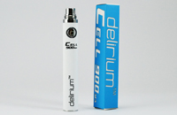 BATTERY - DELIRIUM CELL 900mA eGo/eVod Top Quality ( White ) image 1
