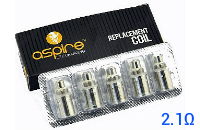 ATOMIZER - 5x BDC Atomizer Heads for ASPIRE CE5 & CE5-S ( 2.1 ohms ) - 100% Authentic image 1