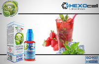 30ml MOJITO STRAWBERRY 9mg eLiquid (With Nicotine, Medium) - Natura eLiquid by HEXOcell image 1