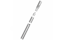 KIT - JOYETECH eRoll-C Automatic / No Button Electronic Cigarette ( Silver ) - 100% Authentic image 3