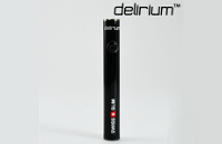 BATTERY - delirium Swiss & Slim 400mAh High Quality Battery ( Metallic Black ) image 1