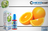 30ml ORANGE 18mg eLiquid (With Nicotine, Strong) - Natura eLiquid by HEXOcell image 1