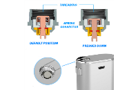 BATTERY - Eleaf iStick 50W - 4400mA VV/VW Sub Ohm ( Stainless ) image 6