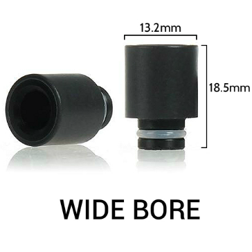 VAPING ACCESSORIES - 510 Teflon Drip Tip ( Black )