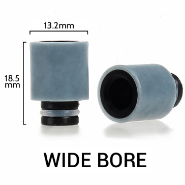 VAPING ACCESSORIES - 510 Teflon Drip Tip ( Gray )