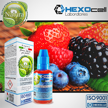 30ml FOREST FRUITS 0mg eLiquid (Without Nicotine) - Natura eLiquid by HEXOcell