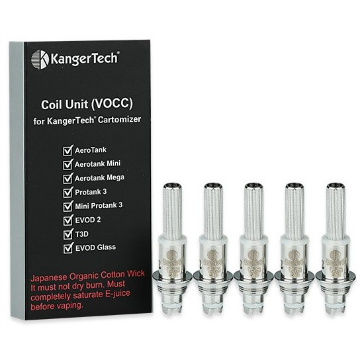 ATOMIZER - 5x KANGER VOCC Upgraded Vertical Coil Heads ( 1.0Ω )