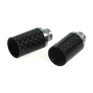 VAPING ACCESSORIES - 510 Carbon Fiber Drip Tip ( Black )